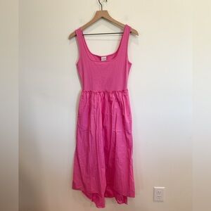 A New Day Pink Sleeveless Midi Dress size Small